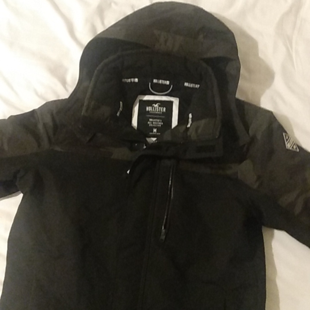 Hollister winter jacket olive/camp men's medium